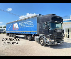 SCANIA 124 420 TRATTORE CON FRENO CAMBIO MANUALE