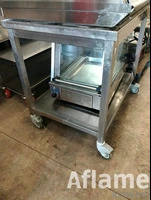 CARRELLO INOX 4 RUOTE USATO - 2