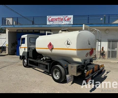 NISSAN M90 T160 CISTERNA CARBURANTI E CONTALITRI ADR BARRATO ROSA - 3